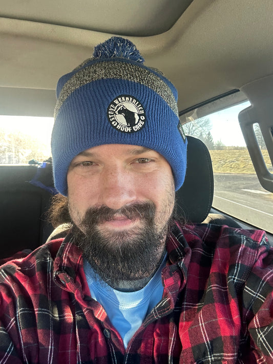 SWHC Pom Embroidered Winter Beanie